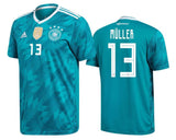 Men #13 Muller Jersey Away Germany National 2018 FIFA World Cup