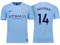 Men 14 Wilfried Bony Jersey Home Soccer Manchester City Jersey Premier League