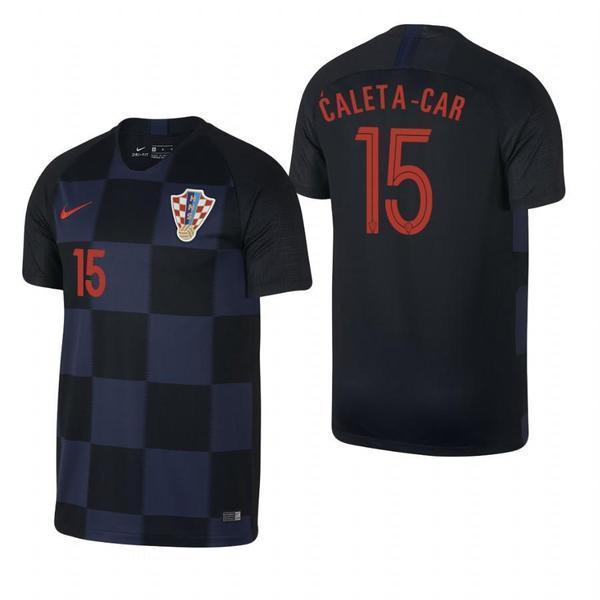 Men #15 Dulje ĆaletaCar Jersey Croatia National 2018 FIFA World Cup Fanatics