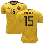 Men 15 Thomas Meunier Jersey Soccer Belgium Jersey 2018 World Cup Jersey