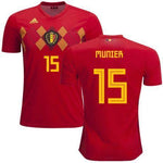 Men 15 Thomas Meunier Jersey Soccer Belgium Jersey 2018 World Cup Jersey