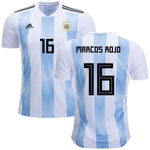 Men #16 Marcos Rojo Jersey Argentina National 2018 FIFA World Cup Player