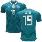 Men #19 Gotze Jersey Away Germany National 2018 FIFA World Cup