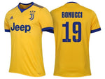 Men 19 Leonardo Bonucci Jersey Away Soccer Juventus Jersey 2018 Serie A