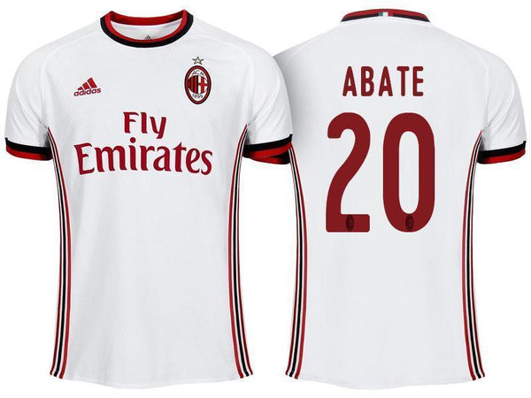 Men 20 Ignazio Abate Jersey Away Soccer AC Milan Jersey 2018 Serie A