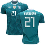 Men #21 Gundogan Jersey Away Germany National 2018 FIFA World Cup