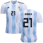 Men #21 Paulo Dybala Jersey Argentina National 2018 FIFA World Cup Fanatics
