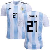 Men #21 Paulo Dybala Jersey Argentina National 2018 FIFA World Cup Fanatics