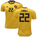 Men 22 Nacer Chadli Jersey Soccer Belgium Jersey 2018 World Cup Jersey