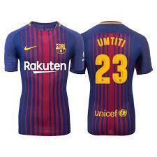 Men 23 Samuel Umtiti Jersey Soccer Barcelona Jersey 2018 La Liga
