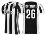 Men 26 Stephan Lichtsteiner Jersey Home Soccer Juventus Jersey 2018 Serie A
