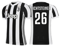 Men 26 Stephan Lichtsteiner Jersey Home Soccer Juventus Jersey 2018 Serie A