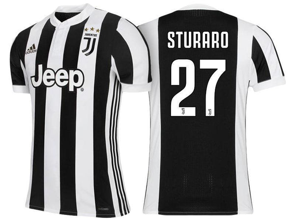 Men 27 Stefano Sturaro Jersey Home Soccer Juventus Jersey 2018 Serie A