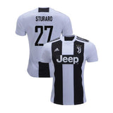 Men 27 Stefano Sturaro Jersey Home Soccer Juventus Jersey 2019 Serie A