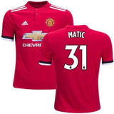 Men 31 Nemanja Matic Jersey Soccer Manchester United Jersey 2018