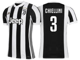 Men 3 Giorgio Chiellini Jersey Home Soccer Juventus Jersey 2018 Serie A