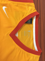 Men 3 Rubio Jazz Jersey City edition Yellow Orange Utah Jazz Jersey Fanatics