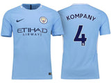 Men 4 Vincent Kompany Jersey Home Soccer Manchester City Jersey Premier League