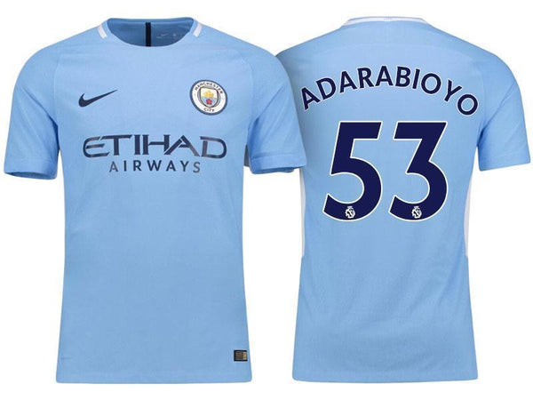 Men 53 Tosin Adarabioyo Jersey Home Soccer Manchester City Jersey Premier League