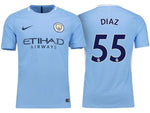 Men 55 Brahim Diaz Jersey Home Soccer Manchester City Jersey Premier League