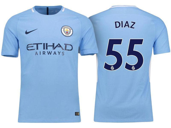 Men 55 Brahim Diaz Jersey Home Soccer Manchester City Jersey Premier League