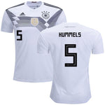 Men #5 Hummels Jersey Home Germany National 2018 FIFA World Cup