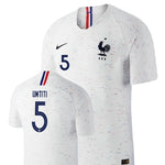 Men #5 Samuel Umtiti Jersey White France National 2018 FIFA World Cup