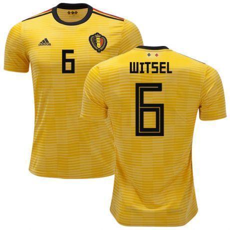 Men 6 Axel Witsel Jersey Soccer Belgium Jersey 2018 World Cup Jersey