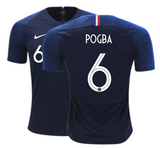 Men #6 Paul Pogba Jersey Blue France National 2018 FIFA World Cup