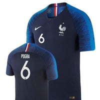 Men #6 Paul Pogba Jersey Blue France National 2018 FIFA World Cup