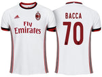 Men 70 Carlos Bacca Jersey Away Soccer AC Milan Jersey 2018 Serie A