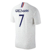 Men #7 Antoine Griezmann Jersey White France National 2018 FIFA World Cup