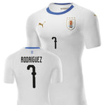 Men #7 Cristian Rodríguez Jersey Uruguay National 2018 FIFA World Cup Player