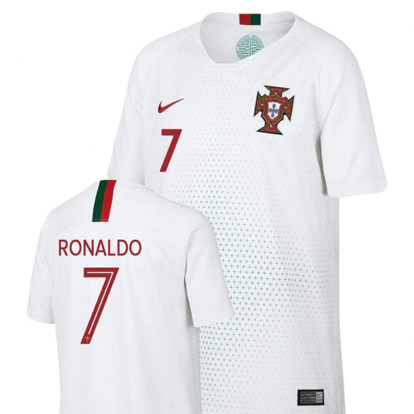 Men #7 Cristiano Ronaldo Jersey Away Portugal National 2018 FIFA World Cup