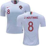Men #8 J.Moutinho Jersey Away Portugal National 2018 FIFA World Cup