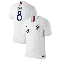 Men #8 Lemar Jersey White France National 2018 FIFA World Cup