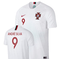 Men #9 Andre Silva Jersey Away Portugal National 2018 FIFA World Cup