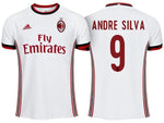 Men 9 Andre Silva Jersey Away Soccer AC Milan Jersey 2018 Serie A