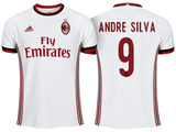 Men 9 Andre Silva Jersey Away Soccer AC Milan Jersey 2018 Serie A
