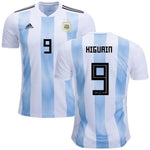 Men #9 Gonzalo Higuain Jersey Argentina National 2018 FIFA World Cup Player