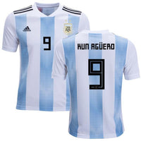 Men #9 Sergio Agüero Jersey Argentina National 2018 FIFA World Cup Fanatics