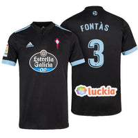 Men 3 Andreu Fontas Prat Jersey Soccer Celta de Vigo Jersey 2018 LaLiga