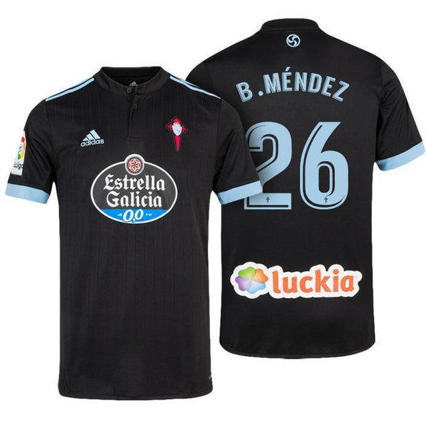 Men 26 Brais Mendez Jersey Soccer Celta de Vigo Jersey 2018 LaLiga