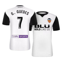 Men 7 Guedes Jersey Soccer Valencia Jersey 2018 LaLiga
