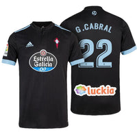 Men 22 Gustavo Daniel Cabral Jersey Soccer Celta de Vigo Jersey 2018 LaLiga