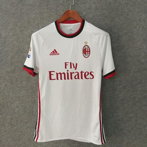 Men 00 Custom Jersey Away Soccer AC Milan Jersey 2018 Serie A