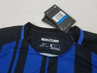 Men 00 Custom Jersey Home Soccer Inter Milan FC Jersey 2018 Serie A