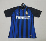 Men 00 Custom Jersey Home Soccer Inter Milan FC Jersey 2018 Serie A
