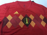 Men 17 Youri Tielemans Jersey Soccer Belgium Jersey 2018 World Cup Jersey