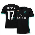 Men 17 Lucas Vazquez Jersey Soccer Real Madrid Jersey 2018 LaLiga